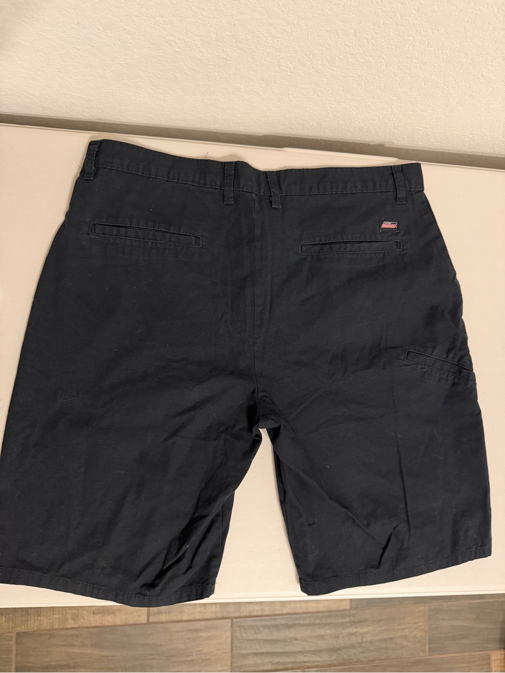 Dickies Men's Black Flat-Front Work Shorts
